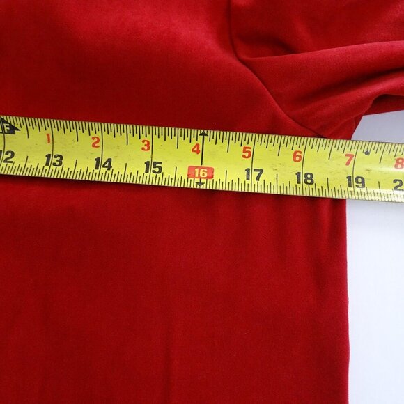 Vintage Y2K Briggs New York Red Button Up Shirt Jacket Women Size S Work Casual - Picture 6 of 10